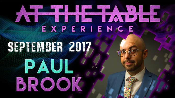(image for) At The Table Live Lecture Paul Brook (September 20th 2017)
