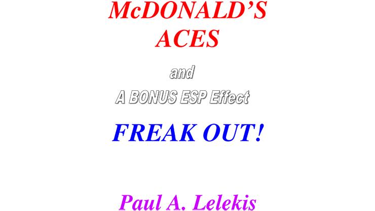(image for) Paul A. Lelekis - McDonald's Aces and Freak Out!