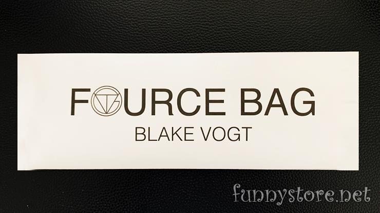 (image for) Blake Vogt - Fource Bag