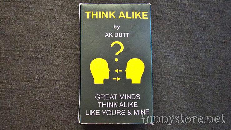 (image for) A.K. Dutt - THINK ALIKE