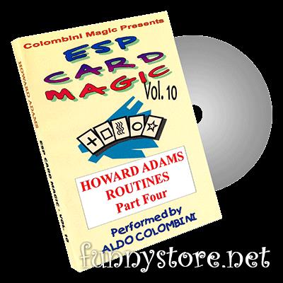 (image for) Aldo Colombini - ESP Card Magic Vol. 10: Howard Adams Part 4