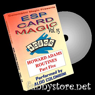 (image for) Aldo Colombini - ESP Card Magic Vol. 15: Howard Adams Part 5
