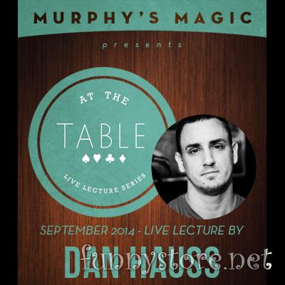 (image for) At The Table Live Lecture Dan Hauss (September 10th 2014)