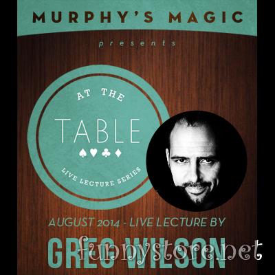 (image for) At The Table Live Lecture Greg Wilson (August 27th 2014)