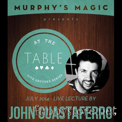 (image for) At The Table Live Lecture John Guastaferro (July 23rd 2014)