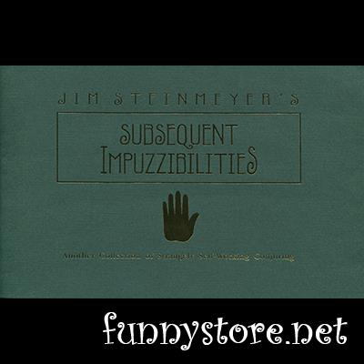 (image for) Jim Steinmeyer - Subsequent Impuzzibilities