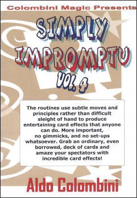 (image for) Aldo Colombini - Simply Impromptu Vol 4 (DVD)