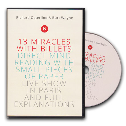 (image for) Richard Osterlind - 13 Miracles with Billets (DVD)