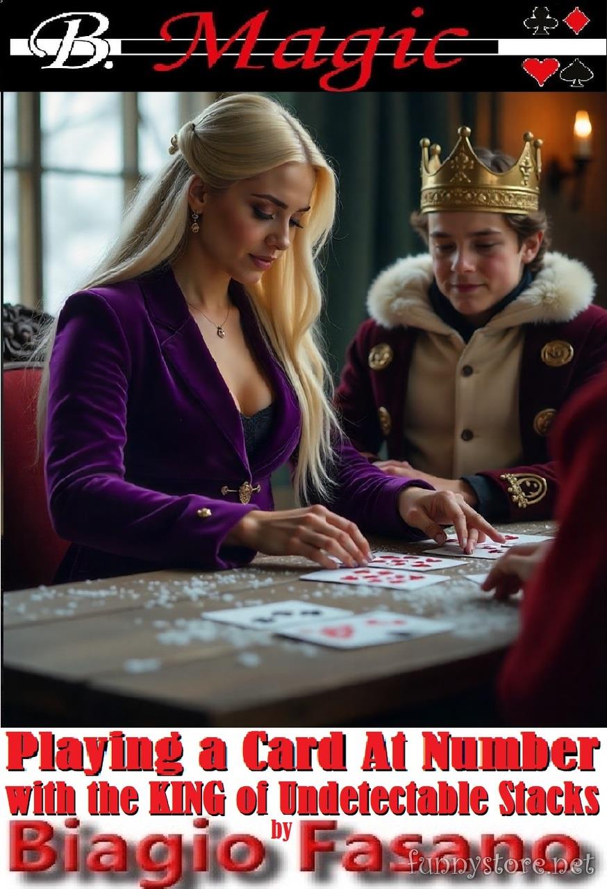 (image for) Biagio Fasano (B. Magic) - Playing a Card At Number with the King of Undetectable Stacks