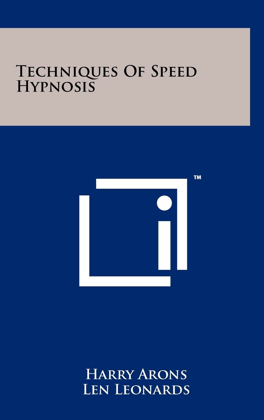 Harry Arons - Techniques of Speed Hypnosis