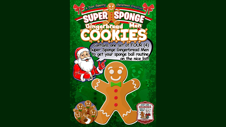 (image for) Super Sponge Gingerbread Men Cookies