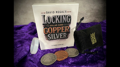 (image for) David Regal's Locking DOLLAR-SIZED Copper Silver
