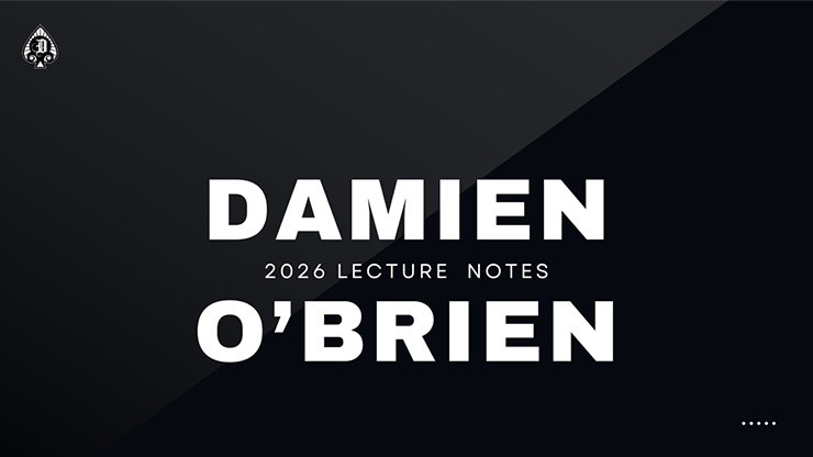 (image for) Damien - Damien's 2026 Lecture Notes