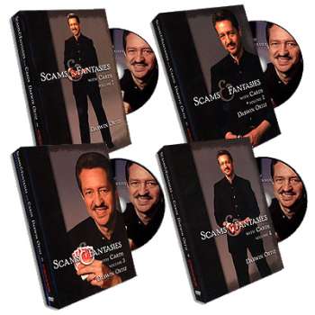 (image for) Darwin Ortiz - Scams & Fantasies with Cards (1-4) (DVD)