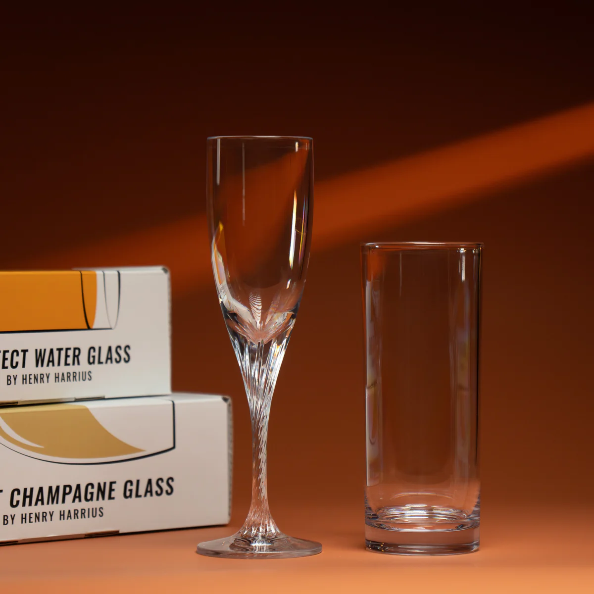 (image for) Henry Harrius - Perfect Champagne Glass & Perfect Water Glass