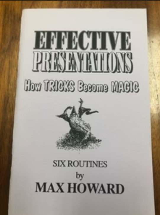 (image for) Max Howard - Effective Presentations - How Tricks Become Magic