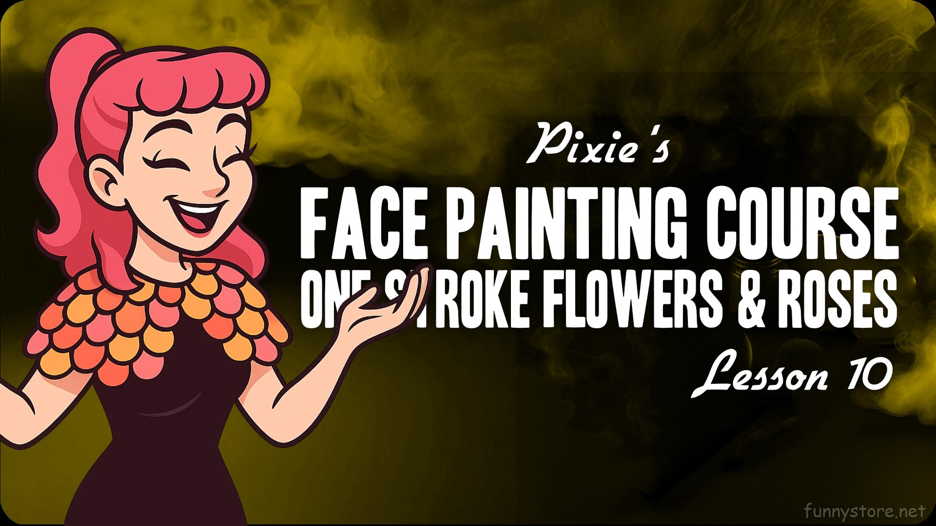 (image for) Pixie - Face Painting Course Lesson 10