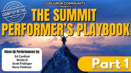 (image for) Conjuror Community Club - Magic Masters Confidential: The Summit Performers’ Playbook Part 1