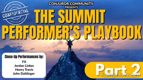 (image for) Conjuror Community Club - Magic Masters Confidential: The Summit Performers’ Playbook Part 2