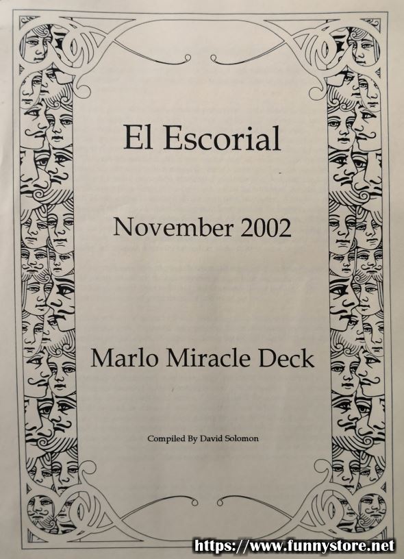 (image for) David Solomon - Marlo Miracle Deck
