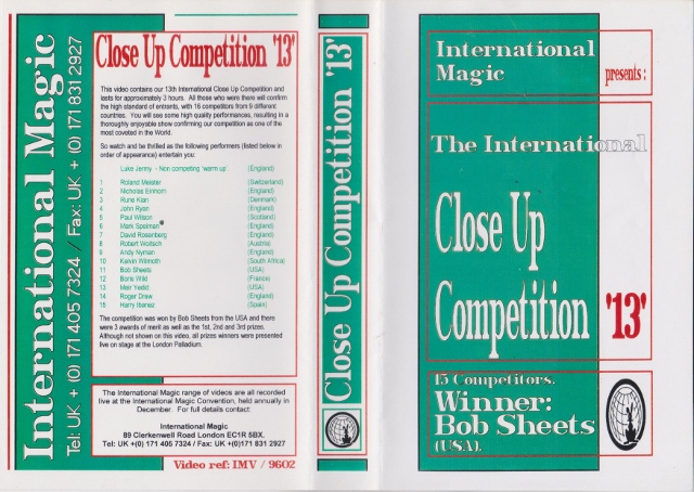 (image for) International Magic - The David Jones Lecture
