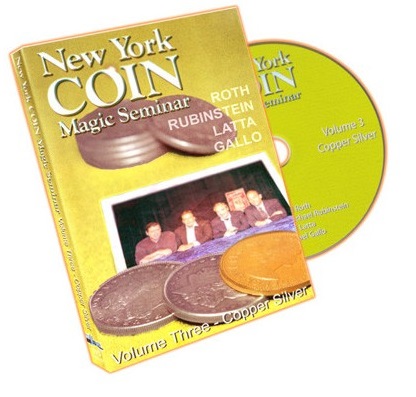 (image for) New York Coin Magic Seminar Vol 3 - Copper Silver (Roth, Rubinstein, Latta, Gallo) (DVD)