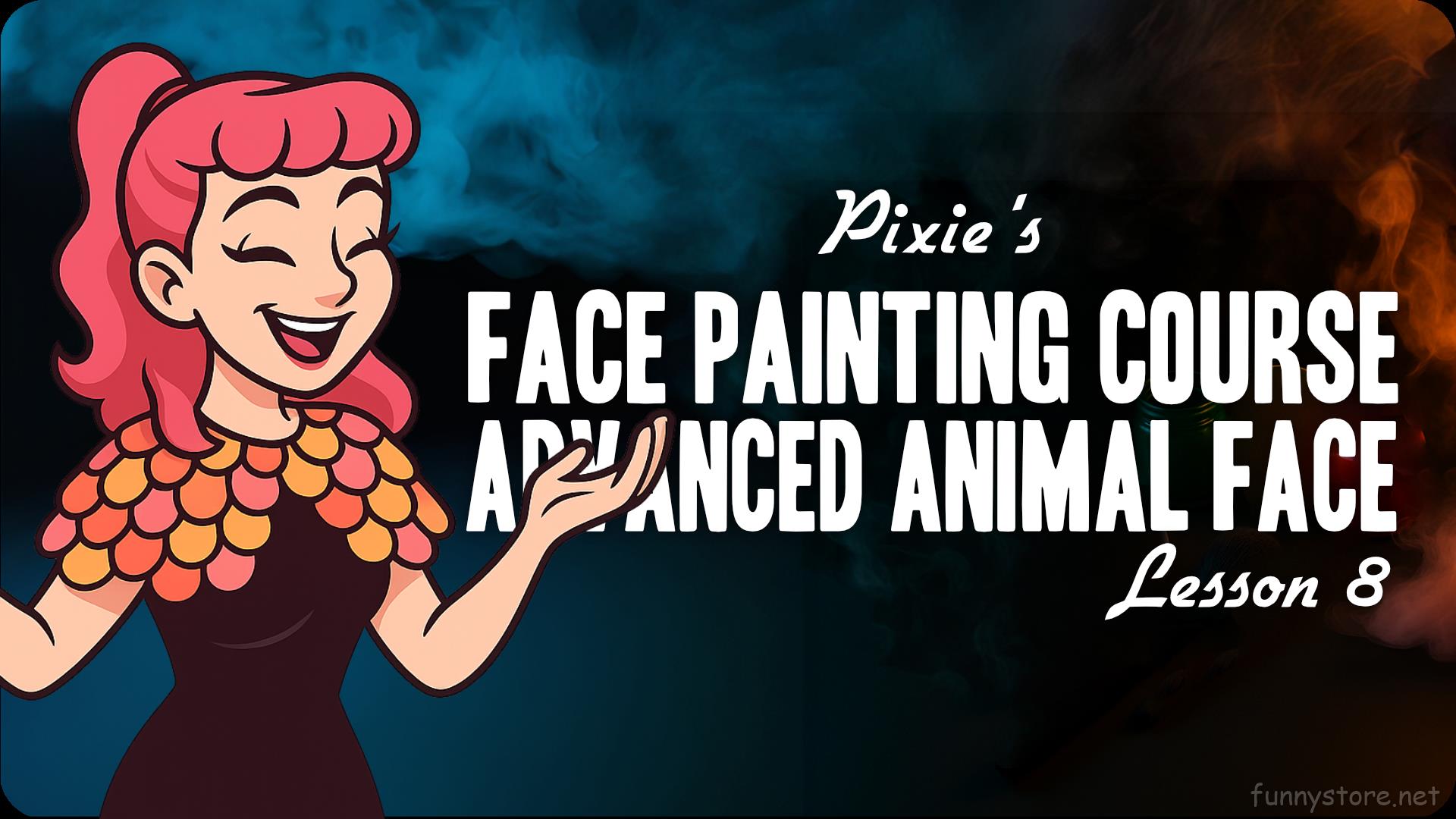 (image for) Pixie - Face Painting Course with Pixie Lesson 8