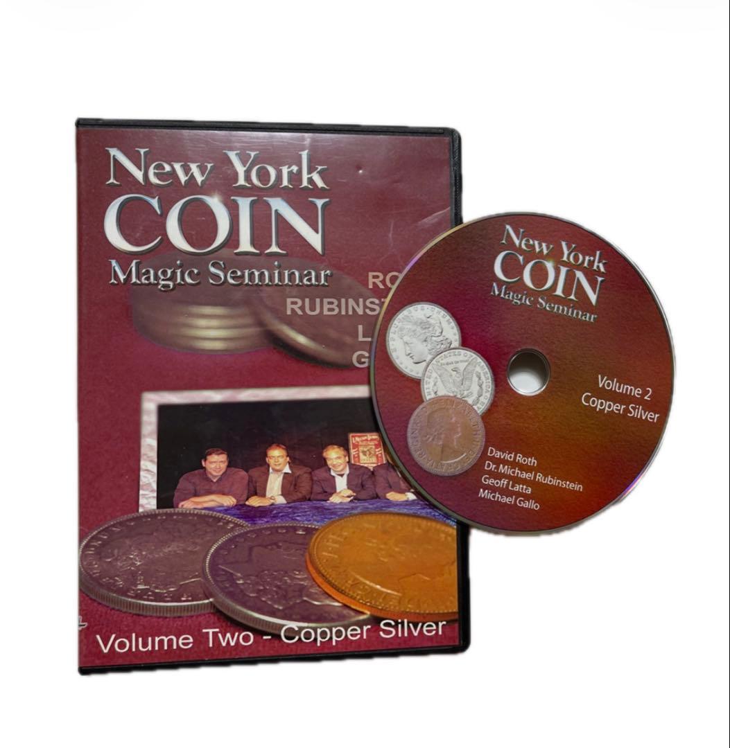 (image for) New York Coin Magic Seminar Vol 2 - Coins Across (Roth, Rubinstein, Latta, Gallo) (DVD)