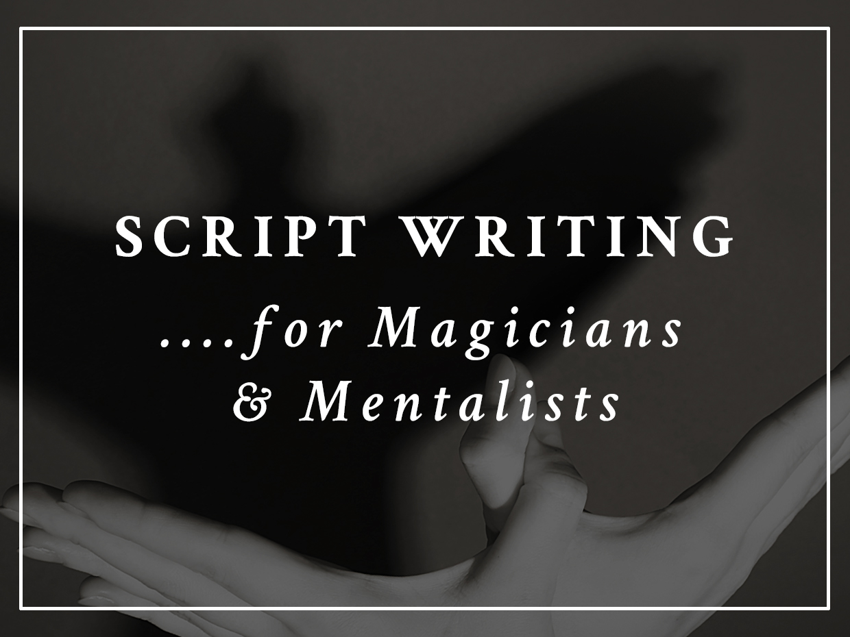 Luke Jermay - Script Writing for Magicians & Mentalists - Masterclass (Video+PDF+Bonus)
