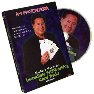 (image for) Michael Maxwell - Incredible Self Working Card Tricks Vol 6 (DVD)