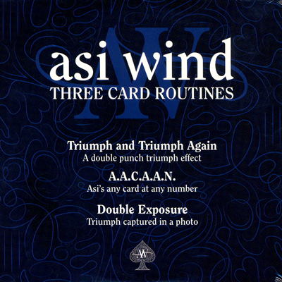 (image for) Asi Wind - Three Card Routines (DVD)