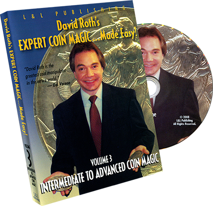 (image for) David Roth - Expert Coin Magic Made Easy Vol 3 - Intermediate-Advanced Coin Magic (DVD)