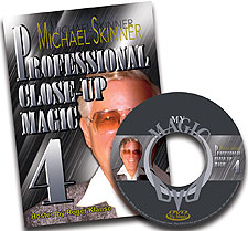 Michael Skinner - Michael Skinner's Professional Close-Up Magic Vol 4 (DVD)