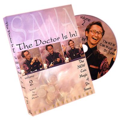(image for) Dr. Hiroshi Sawa - The NEW Coin Magic of Dr. Sawa Vol 2 (DVD)