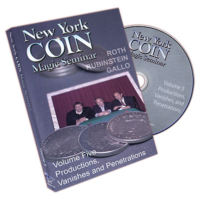 (image for) New York Coin Magic Seminar Vol 5 Production ,Vanish ,And Penetration (DVD)