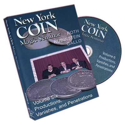 (image for) New York Coin Magic Seminar Vol 6 Production ,Vanish ,And Penetration (DVD)
