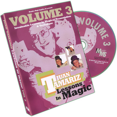 Juan Tamariz - Lessons in Magic - Vol 3 (DVD)
