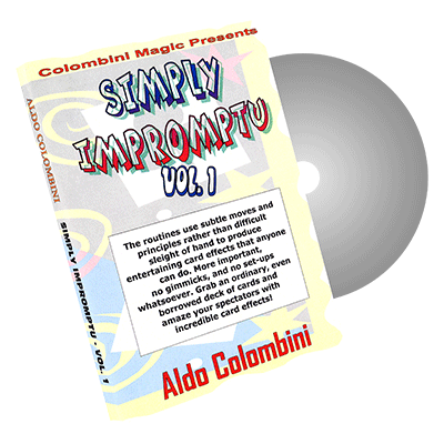 (image for) Wild-Colombini Magic - Simply Impromptu Vol.1 (DVD)