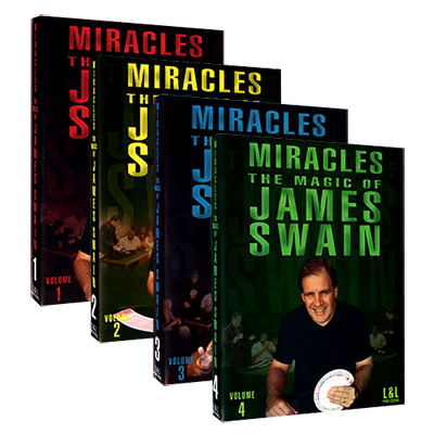 (image for) James SWAIN - Miracles - The Magic of James Swain (1-4) (DVD)