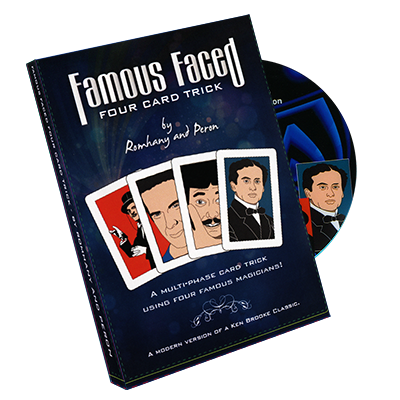 (image for) Paul Romhany - Famous Faced - Four Card Trick (DVD)