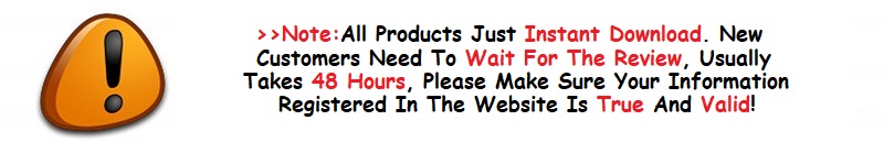 Store notice: instant downloads; new customers usually need to wait 48 hours for review. Please provide valid registration information.